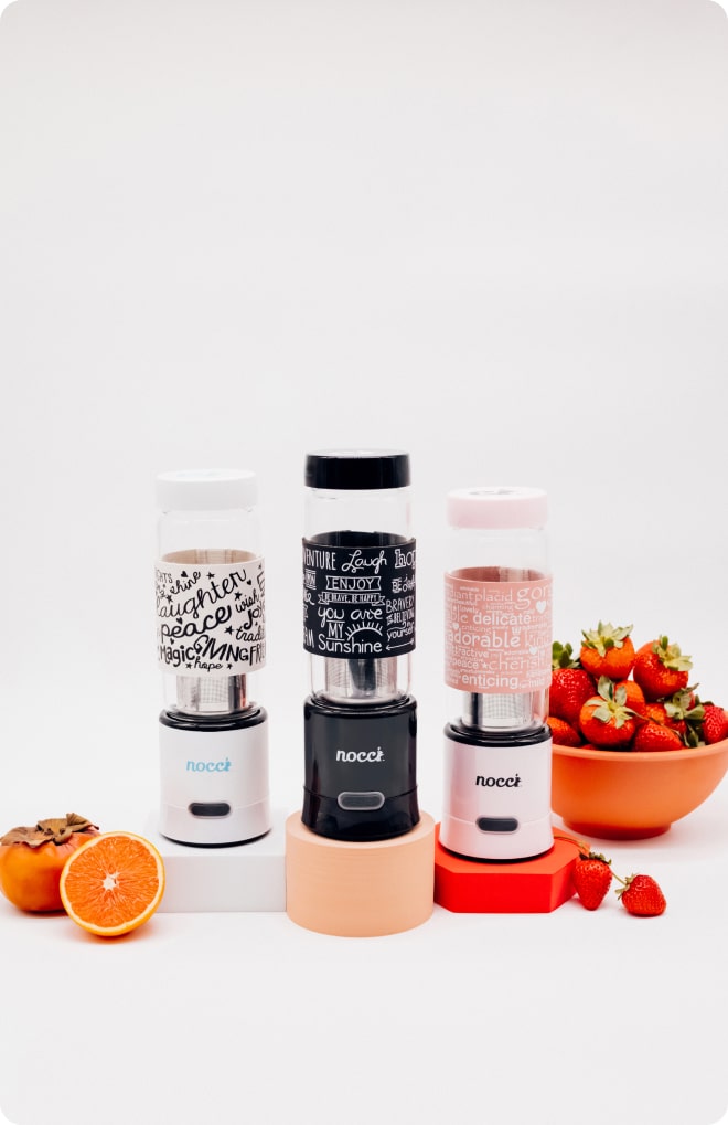 Belly band for nocci portable blender
