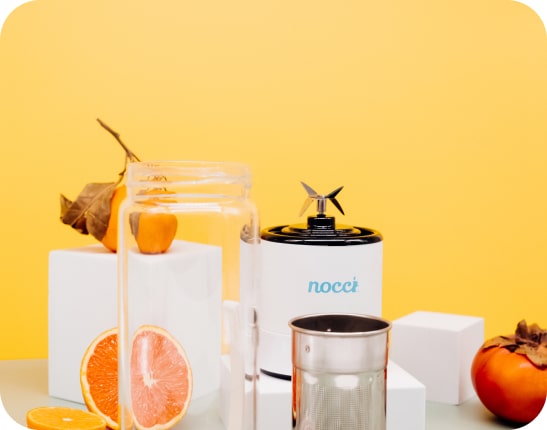 Nocci portable blender, fruit juice